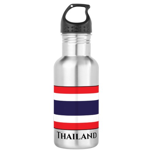 Thailand Flag Stainless Steel Water Bottle