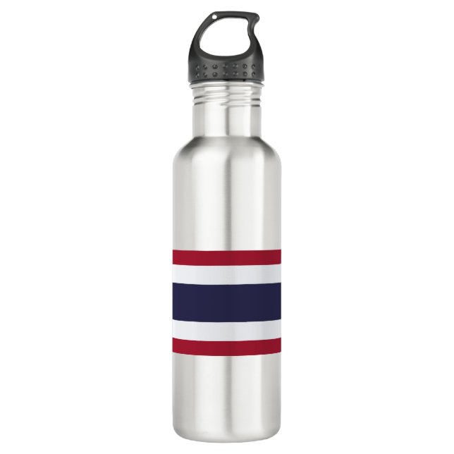 Thailand Flag Stainless Steel Water Bottle (Front)