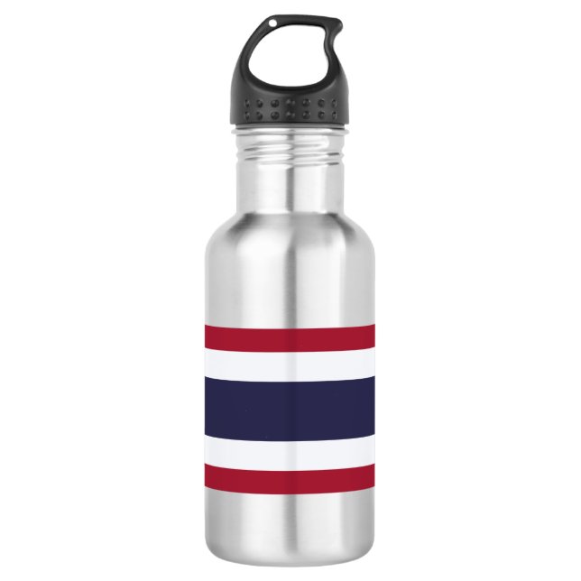 Thailand Flag Stainless Steel Water Bottle (Front)