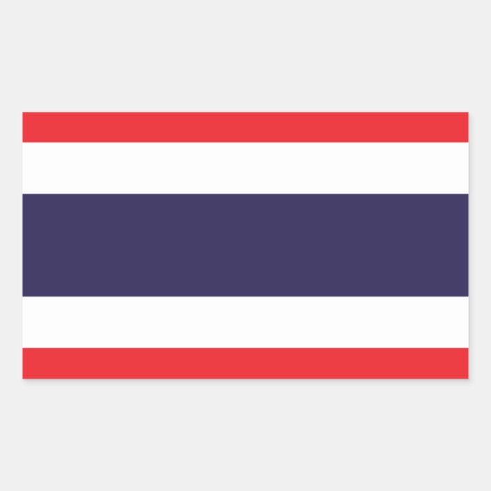 Thailand Flag Sticker | Zazzle.com