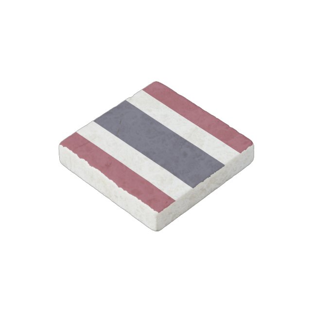 Thailand flag stone magnet (Angled)