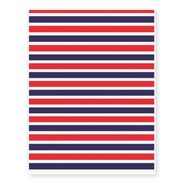 Thailand Flag Temporary Tattoos (Front)