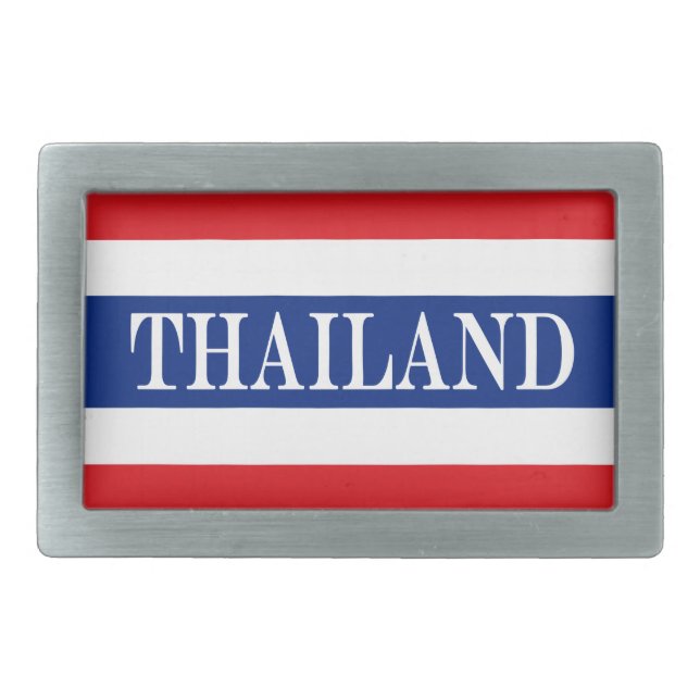  Thailand flag Thai Belt Buckle (Front)