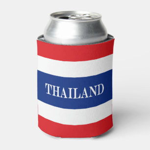 Thailand flag Thai Can Cooler