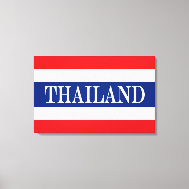  Thailand flag Thai Canvas Print (Front)