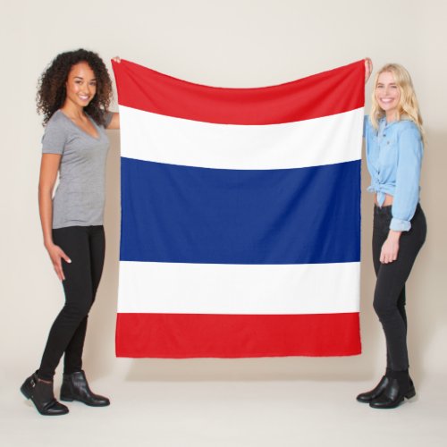  Thailand flag Thai Fleece Blanket