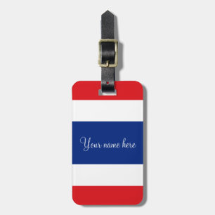 Thailand flag Thai Luggage Tag