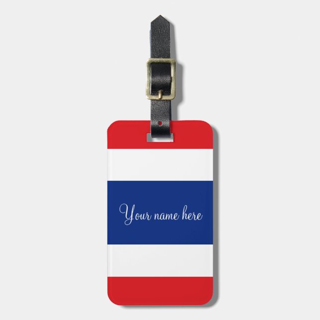  Thailand flag Thai Luggage Tag (Front Vertical)