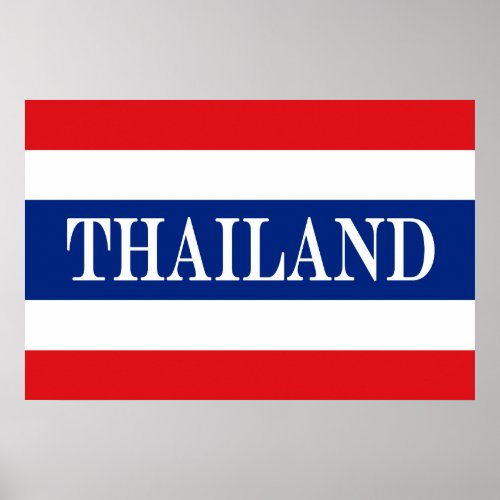  Thailand flag Thai Poster