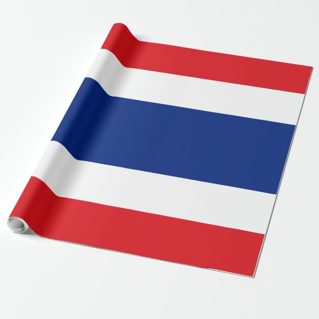  Thailand flag Thai Wrapping Paper (Unrolled)