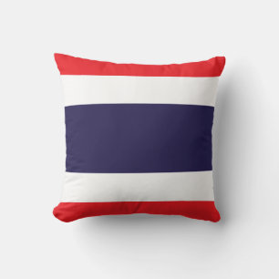 Thailand Flag Throw Pillow