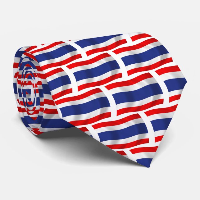 Thailand Flag Tie (Rolled)