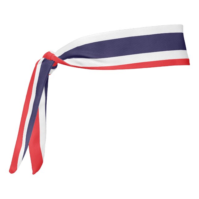 Thailand Flag Tie Headband (Rotate 270)