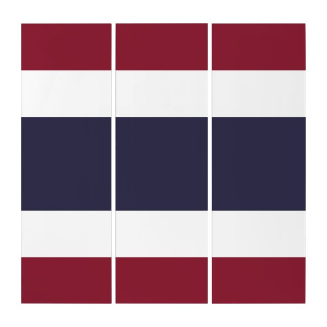 Thailand flag triptych (Front)