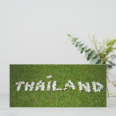 Thailand flower sign (Standing Front)