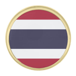 Thailand Gold Finish Lapel Pin