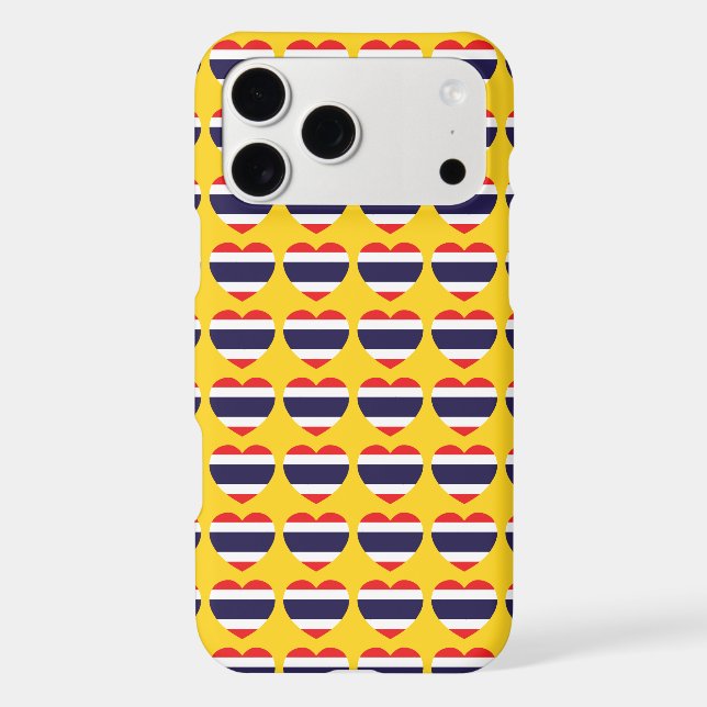 Thailand Heart Flag Case-Mate iPhone Case (Back)