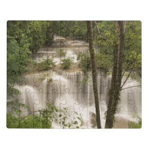 Thailand, Huai Mae Khamin Waterfall Jigsaw Puzzle