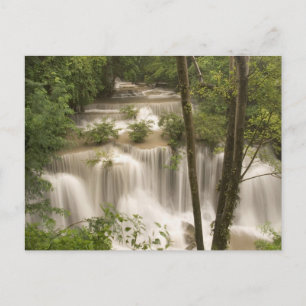 Thailand, Huai Mae Khamin Waterfall Postcard
