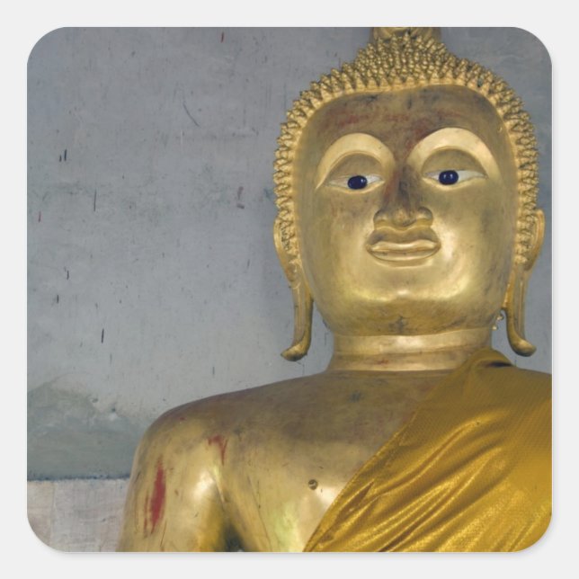 Thailand, Island of Ko Samui aka Koh Samui). Square Sticker (Front)