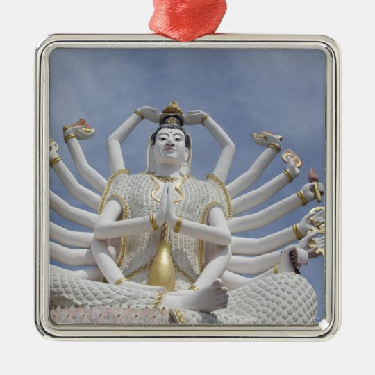 Thailand, Ko Samui aka Koh Samui). Wat Plai 3 Metal Ornament