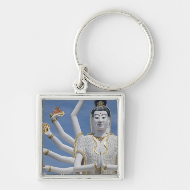 Thailand, Ko Samui aka Koh Samui). Wat Plai Keychain (Front)
