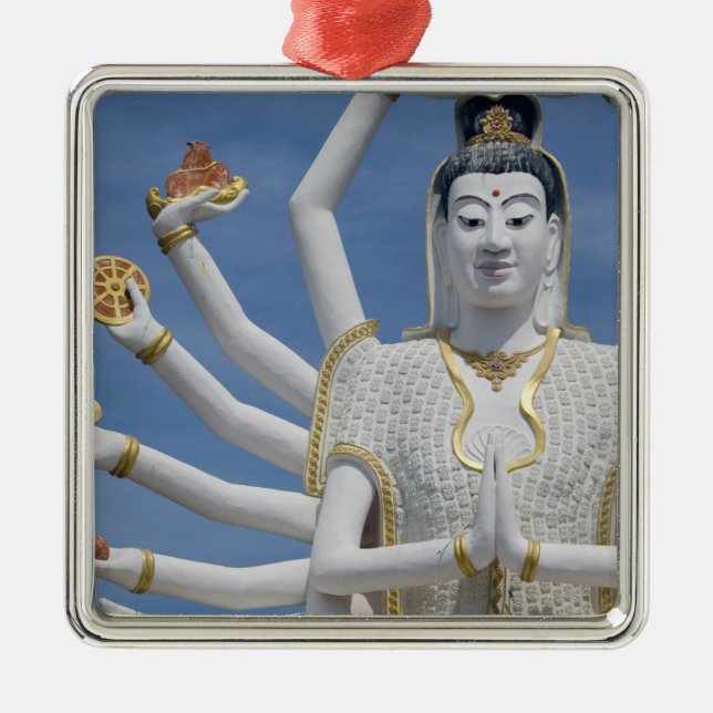 Thailand, Ko Samui aka Koh Samui). Wat Plai Metal Ornament (Front)