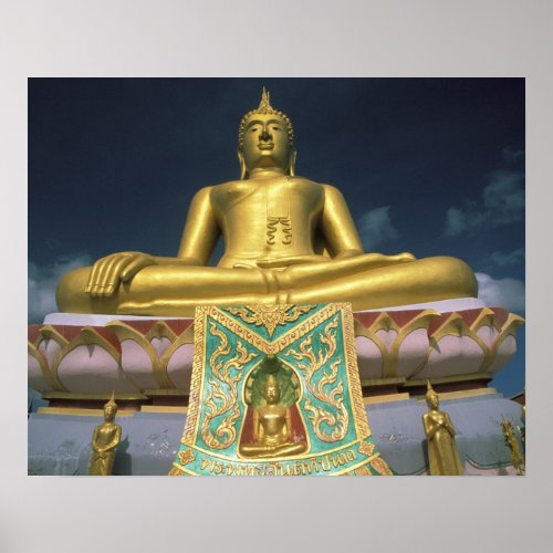 Thailand Koh Samui Island Big Buddha Poster