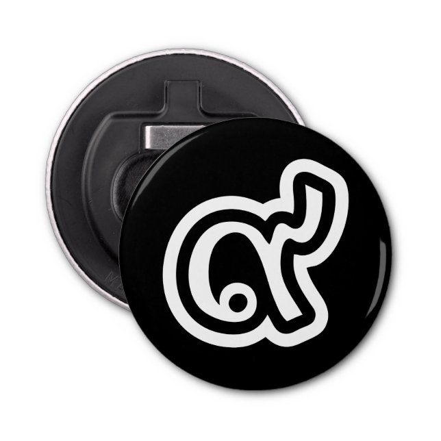 Thailand Lucky Number 9 / Nine / ๙ (Gao/Kao) Thai Bottle Opener (Front)