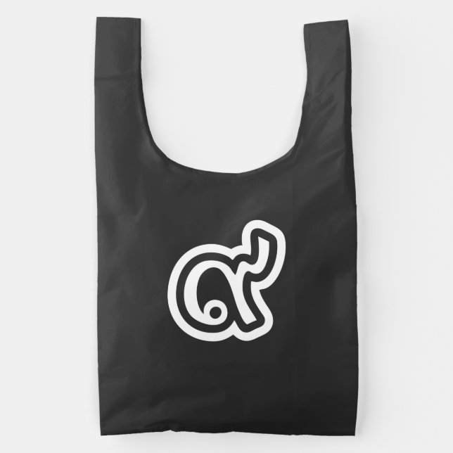 Thailand Lucky Number 9 / Nine / ๙ (Gao/Kao) Thai Reusable Bag (Front)