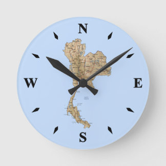 Thailand Map Clock