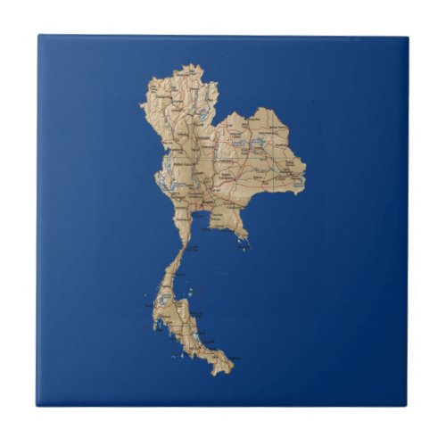 Thailand Map Tile