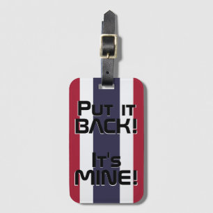 Thailand National Flag Funny Patriotic Luggage Tag