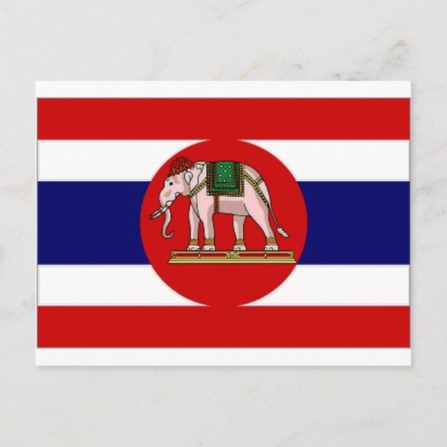 Thailand Naval Ensign Postcard (Front)
