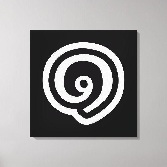 Thailand Number 1 / One / ๑ (Nueng) Thai Language Canvas Print (Front)