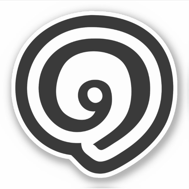 Thailand Number 1 / One / ๑ (Nueng) Thai Language Sticker (Front)