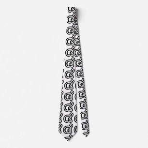 Thailand Number 4 / Four / ๔ (See/Si) Thai Script Neck Tie