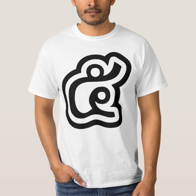 Thailand Number 5 / Five / ๕ (Haa/Ha) Thai Script T-Shirt (Front)