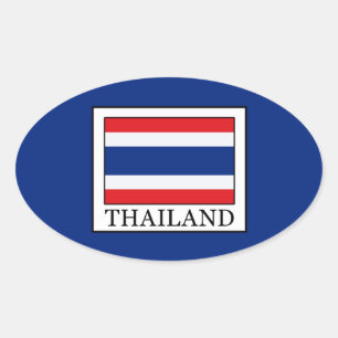 Thailand Oval Sticker
