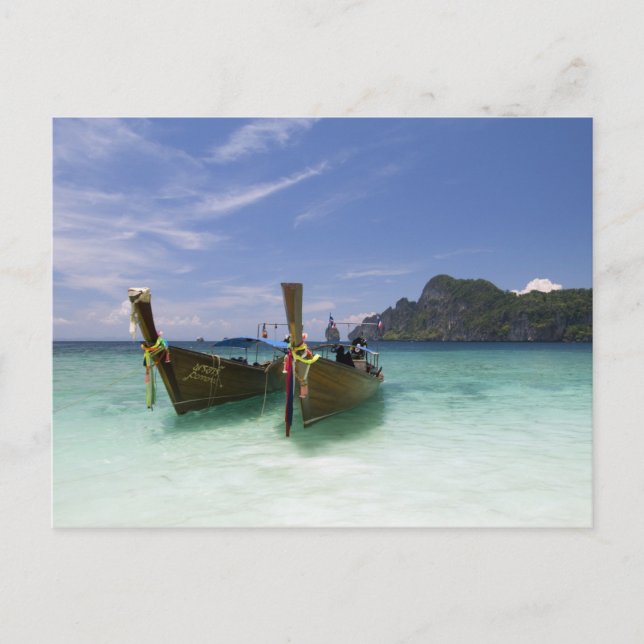 Thailand, Phi Phi Don Island, Yong Kasem beach, Postcard (Front)