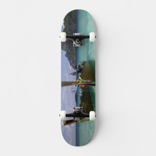 Thailand, Phi Phi Don Island, Yong Kasem beach, Skateboard