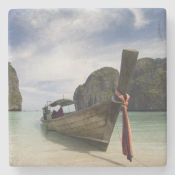 Thailand  Phi Phi Lay Island  Maya Bay. Stone Coaster by tothebeach at Zazzle