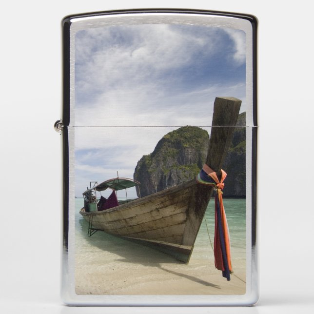 Thailand, Phi Phi Lay Island, Maya Bay. Zippo Lighter (Front)