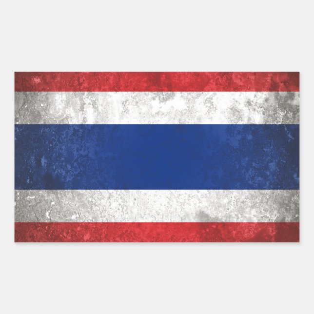 Thailand Rectangular Sticker (Front)