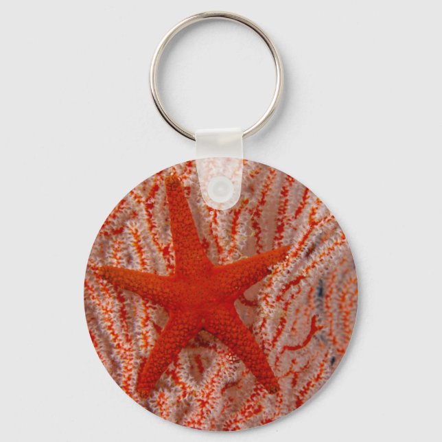 Thailand, Sea Star Aka Starfish Keychain (Front)