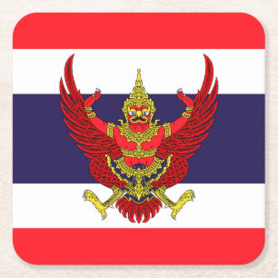 Thailand Square Paper Coaster