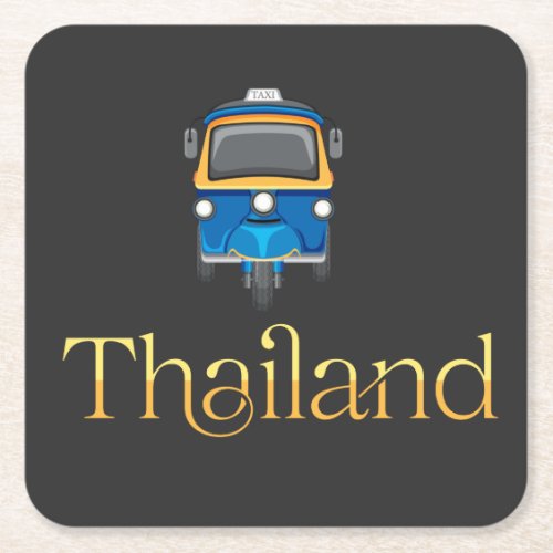 Thailand Square Paper Coaster