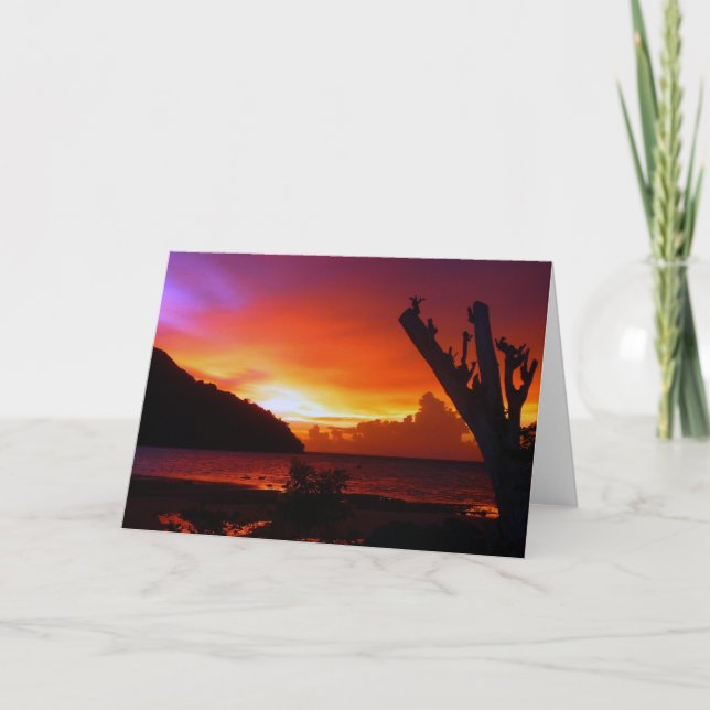 Thailand sunset card (Front)