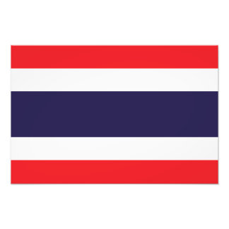 Thailand - Thai Flag Photo Print