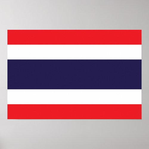 Thailand _ Thai Flag Poster